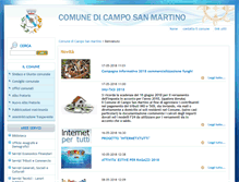 Tablet Screenshot of comune.camposanmartino.pd.it